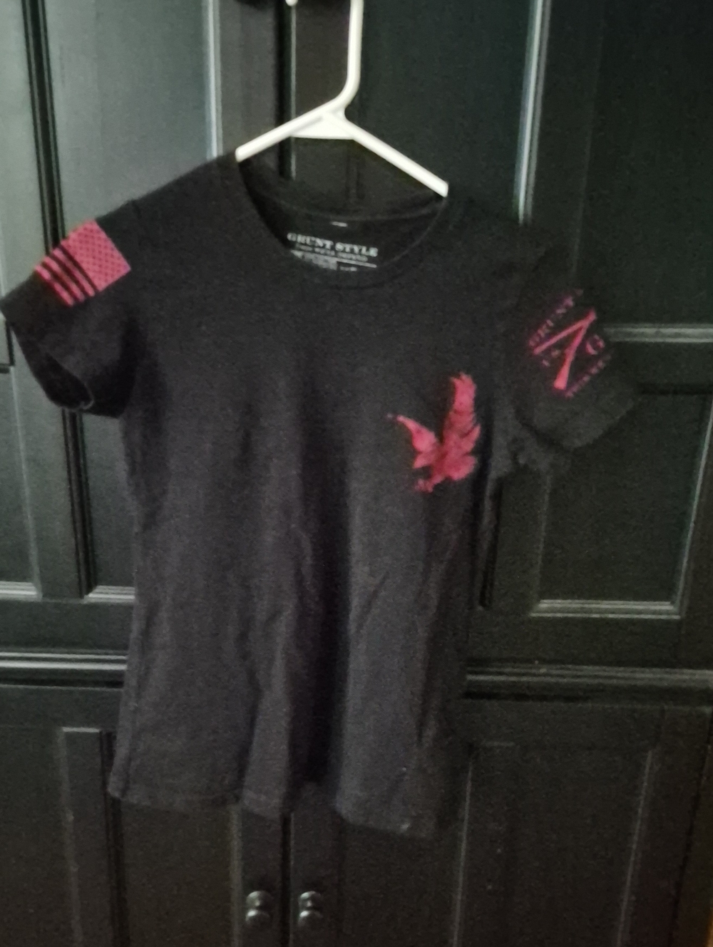 Women's Black Grunt Style T
